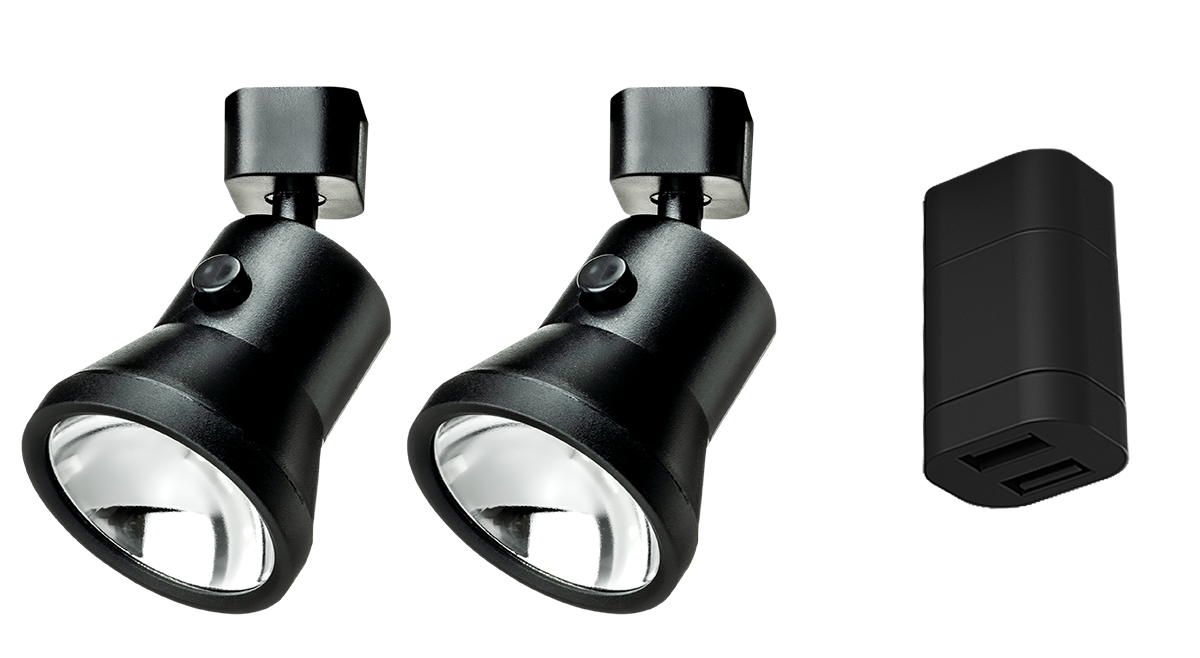 Spotlampesæt inkl. USB stik "Lanciano"