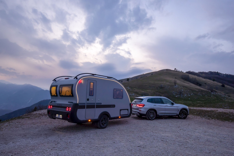 Adria campingvogn Billede af en Adria campingvogn